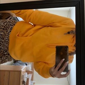 Orange hoodie
